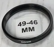 49-46mm Step-Down Lens Filter Adapter Ring 49 mm to 46mm 49mm-46mm E-49-E46