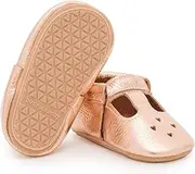 [BirdRock Baby] Hard Sole Mary Janes - Genuine Leather Shoes for Toddler Girls
