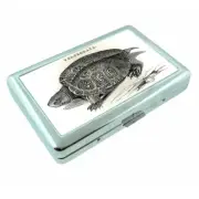 Vertebrata Tortoise Em1 Silver Metal Cigarette Case RFID Protection Wallet