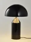 Retro Italy Table lamp Fashion Classic Metal Mushroom Desk Light lamp Black