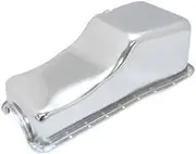 Aeroflow Stock Ford 429-460 V8 Oil Pan Chrome Steel Oil Pan Big Block - AF82-9343C