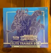 NEW POKEMON TCG Sword and Shield Battle Styles ETB BLUE Elite Trainer Box SEALED