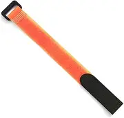 10pcs/lot 2cm * 30cm Nylon Reverse Buckle Magic Hook Loop Fastener Cable Ties Strap Sticky Line Finishing (Color : Orange)