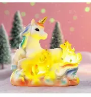 Lighted Unicorn Figurine Miniature Resin, Unicorn Gift, Stocking Stuffer