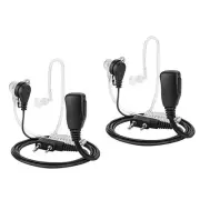 2-Pin Covert Acoustic Tube Walkie Talkie Earpiece – Two Way Radio Earpiece wi...