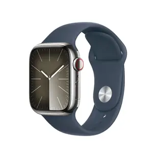 Apple Watch Series 9 GPS + Cellular 41mm 銀色不鏽鋼錶殼