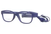 Dilli Dalli Chunky-Monkey Eyeglasses Frame Youth Navy Full Rim 47mm
