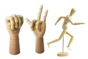iikuru Drawing Doll doll hand mannequin hand 3-piece set / wooden model TH-382