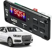 Car Decoding Module - 12V Car Audio Mp3 Decoding Board,LCD Display Remote Control Amplifier, Playback Support USB AUX FM