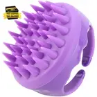 Silicone Scalp Scrubber Hair Shampoo Brush, Head Scrubber Hair Wash Brush Cleans