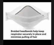 New 3M Aura 9210+ N95 Tri-Fold Particulate NIOSH Approved Respirator Face Masks