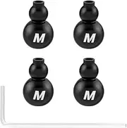 Biking Cable End Tips - 4X Shifter Cable Tips with Wrench | Wire End Crimps, Aluminum Alloy Shifter Inner Cord Tip Cover