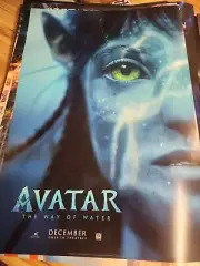 Avatar The Way of Water 27 x 40 DS Movie Teaser Poster. MINT