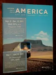 AMTRAK Vacation Planner 2011 - 2012 40th Anniversary