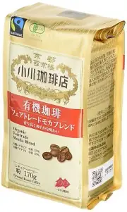 [Ogawa Coffee Shop] Organic Coffee Fair Trade Mocha Blend Powder 170 g x 2pcs
