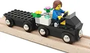2 Wooden Train Cars (Lego)