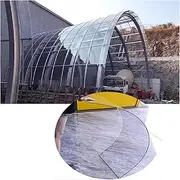 Glass Clear Polycarbonate Sheet Polycarbonate Greenhouse Sheets,UV Protection Rainproof Roof Cover,Outdoor Canopy Sheds Carports,Easy to Bend & Cut (Size : 2.62x32.8ft)
