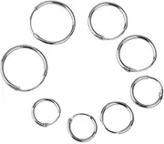 [Ｓｉｍｈｏａ] LOT 4 PAIRS 925 HOOP SLEEPER EARRING HINGED RINGS