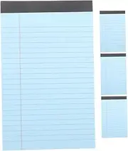 Ipetboom 4pcs A5 Pocket Size Notepads Lined Paper Notebooks for School Office Memo Pad