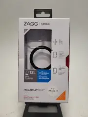 ZAGG Gear4 Piccadilly Snap MagSafe Case for iPhone 13 6.1" ONLY - Clear/Black