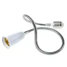 E27 to E27 Light Lamp Bulb Flexible Extension Adaptor Converter (White,60cm) Q1F