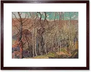 Carmichael Silvery Tangle Framed Wall Art Print