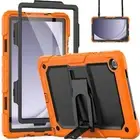 For Samsung Galaxy Tab A9 Plus/+ Shockproof Case Screen Cover + Crossbody Strap