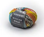 Superwash Wool Yarn for Knitting, 4 Ply Sock Yarn - 75% Pure Wool, 25% Polyamide, 50g Hand Knitting Yarn