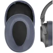 Geekria Protein Leather Ear Pads for Sony MDR-H600A Headphones (Blue Moon)