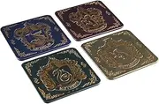 Paladone Harry Potter Hogwarts Crest Coasters 4-Piece Set