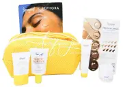 Supergoop Unseen Sunscreen Glow Screen Triple Prep Mini Travel Set Mesh Bag 7pc