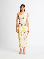ROSA FLORAL MIDI DRESS