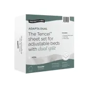 Protect-A-Bed Adapta Dual Tencel Jersey Fitted Sheet Set - Split King Extra Deep