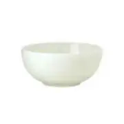 Oneida L6700000730 Lancaster Warm White 7 oz. Porcelain Dinner Bowl - 4 Doz