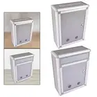 Locking Wall Mounted Mailbox Collection Box Mailbox with Key Lock for Office
