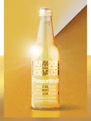 Famous Soda Co - (Passion Fruit) - 330ml (NDIS)