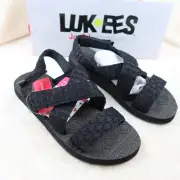 Muk Luks Women's Sand Games Adjustable Strap Sandals size 8