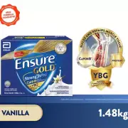1 X Abbott Ensure Gold 1.48kg Vanilla Flavour Milk Powder EXPRESS SHIPPING