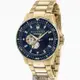 MASERATI手錶，編號R8823140004，44mm金色錶殼，金色錶帶款_廠商直送