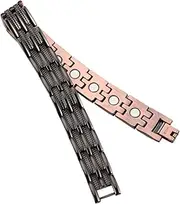 KOCKSHION Copper Magnetic Bracelet Copper Therapy Jewelry for Men Improve Circulation Reduce Fatigue for Dad Husband for