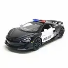 1/32 Pull Back Police Car Model Diecast Vehicle Sound&Light Toy Kids Gift Deco B