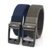 TUSHI Metal Automatic Buckle Rigid Tactical Belt Wear Resistant Thickened Pistol Belt for Men Outdoor Shooting Training