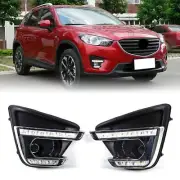 2Pcs LED Daytime Running Light Lamp DRL Fit For Mazda CX-5 2013-2016 2014 2015