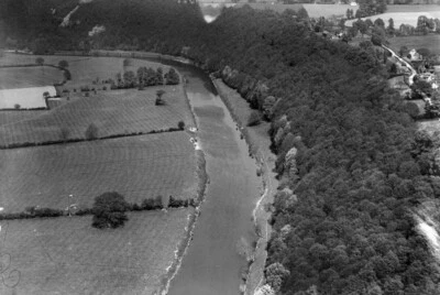 The River Wye, Brinkley Hill, 1921 England OLD PHOTO