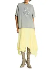 [Sass & Bide] Intertwined Tee in Steel