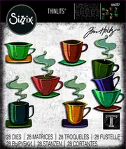 Tim Holtz Papercut Cafe Thinlits Die Set