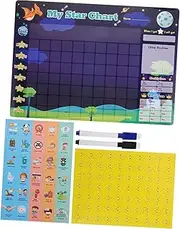 TOGEVAL Magnetic Reward Chart for Behavior Chores Tracker for Positive Reinforcement Easy Attachment Refrigerators Develops Self Discipline Habits Fun Dinosaur Design