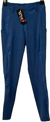 Turnhier Women's Equestrian Riding Tights Breeches Pants Silicone Grip Sz S NWT