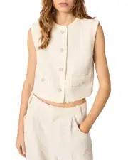 Maje Sequin Tweed Jacket