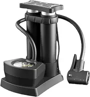 Portable Bikes Pump,Bikes Pump Foot-Activated Bicycles Tire Pump | Portable Air Pump, High-Pressure Inflator Pump with Gauge for Car Tires, Road Bikes, Mountain Bikes